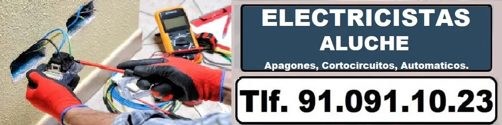 Electricistas Aluche Madrid 24 horas
